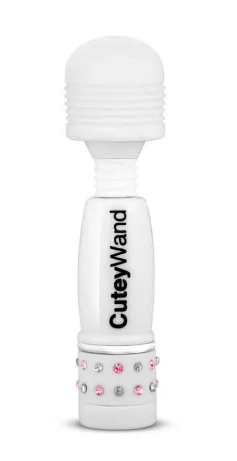 Blush Novelties Cutey Wand White Mini Massager Female Sex Toys