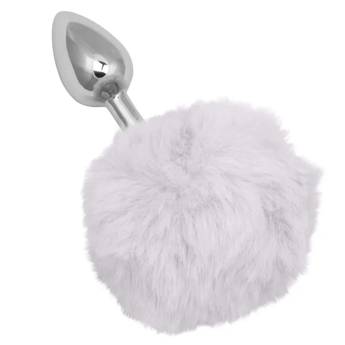 Running Wild White Bunny Tail Butt Plug Playful and Sophisticated Sensual Adventure California Exotic Novelties Anal