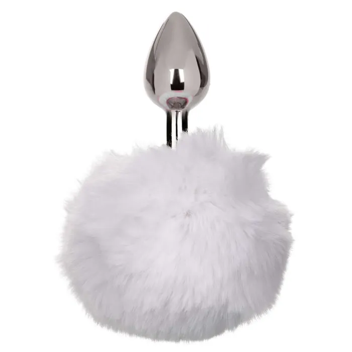Running Wild White Bunny Tail Butt Plug Playful and Sophisticated Sensual Adventure California Exotic Novelties Anal