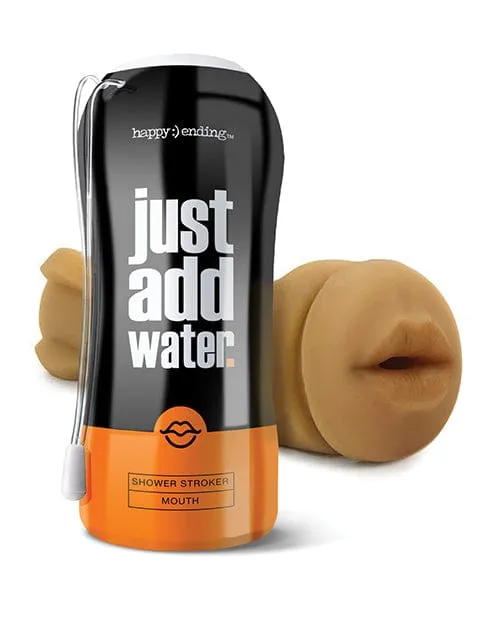 Vibrators Happy Ending Just Add Water Shower Mouth Tan Vibrators Happy Ending Just Add Water Shower Mouth Tan