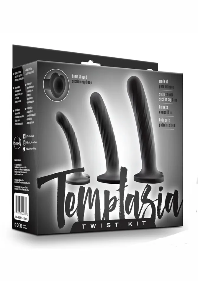 Dildos Temptasia Temptasia Twist Silicone Dildo Kit