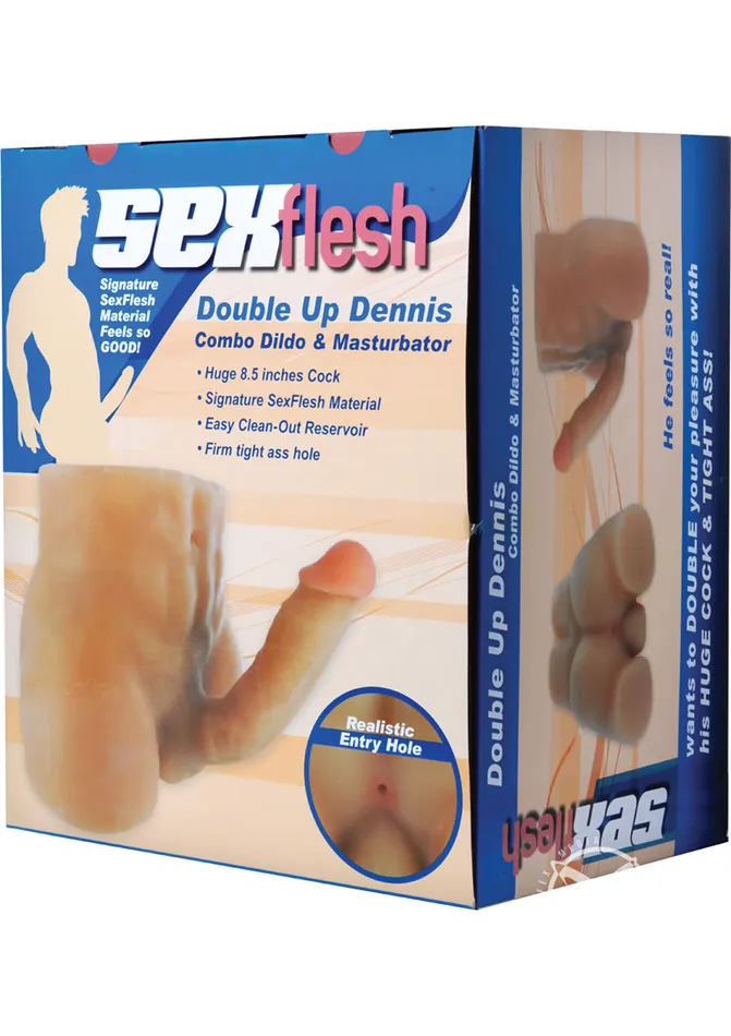 Male Sex Toys Sexflesh Double Up Dennis Realistic 3d Ass SEXFLESH