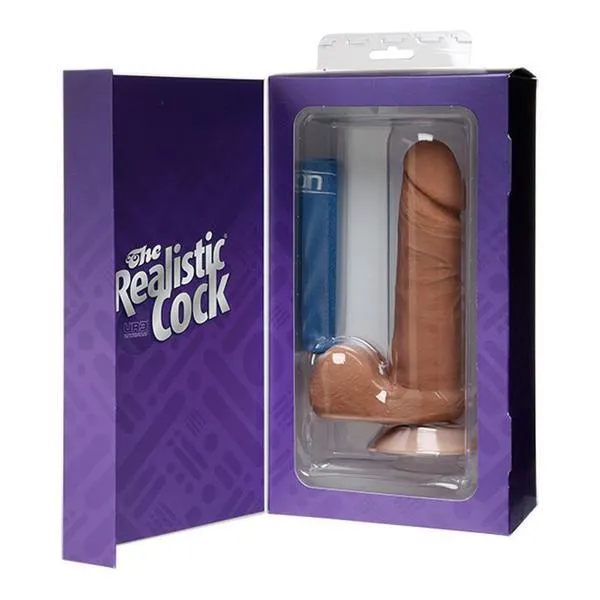 Doc Johnson Realistic UR3 6 Inch Brown Dildo Doc Johnson Anal